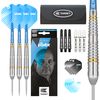 Phil Taylor 22G Steel Tip Darts Set - Accessories Gift Pack