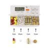 TabTime Pill Dispenser with 4 Alarms, Extra Large Compartments, Automatic Reminder
