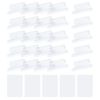 sourcing map Hanging File Folder Tabs, 2 Inch Insertable Tabs and Inserts Plastic Clear File Organizer Labels Filing for Folder Quick Identification, Clear, 150 Pcs