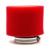 44mm Pitbike Air Filter Red Performance High flow Double Foam Straight Neck