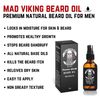 Mad Viking Beard Co. Premium Beard Oil for Men - Natural Beard Softener, Conditioner, and Skin Moisturizer - Reduces Beard Itch - For Thicker Looking Beards - Made in the USA (Fjord, 2oz Beard Oil Spray)
