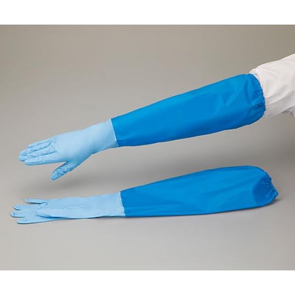 ST76083 No.380 Nitrile Thin Arm Cover with Small Blue