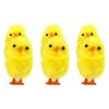 12PCs Easter Chenille Yellow Chicks Fluffy Easter Bonnet Chicks, Adorable Cute Easter Chicks useful for Easter Basket and Trilby Decorations, Size-3.6cm