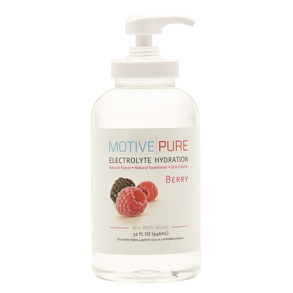 Motive Pure Electrolyte Hydration, Berry, 32 oz Pump Bottle