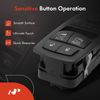A-Premium Master Power Window Switch Compatible with Dodge Challenger 2015-2022, with Power Mirrors, Front Left Driver Side, Replace# 68183752AD