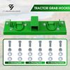 JY PERFORMANCE Tractor Grab Hooks Compact Tractor Bucket Hooks Bolt On