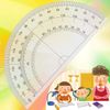 Geometry Compass Set Tuloka 10pcs School Maths Protractor Set Rulers for Student Maths and Engineering in Carry Case, Blue