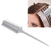 Professional Hair Highlight Dye Tool Hairdressing Salon Coloring Brush Double Sided Dyed VolumizerComb Thin Wide Tooth Highlighting Hair Comb