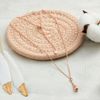 Philip Jones Rose Gold Plated Teardrop Necklace