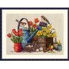 Merejka Counted Cross Stitch Kit Spring Garden