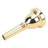 Gind Trombones Mouth Piece, Rustproof Easy Installation Trombone Mouthpiece Durable for Replacement(gold)