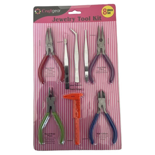 Craftgear 8 Piece Jewelry Tool Set  New And Sealed