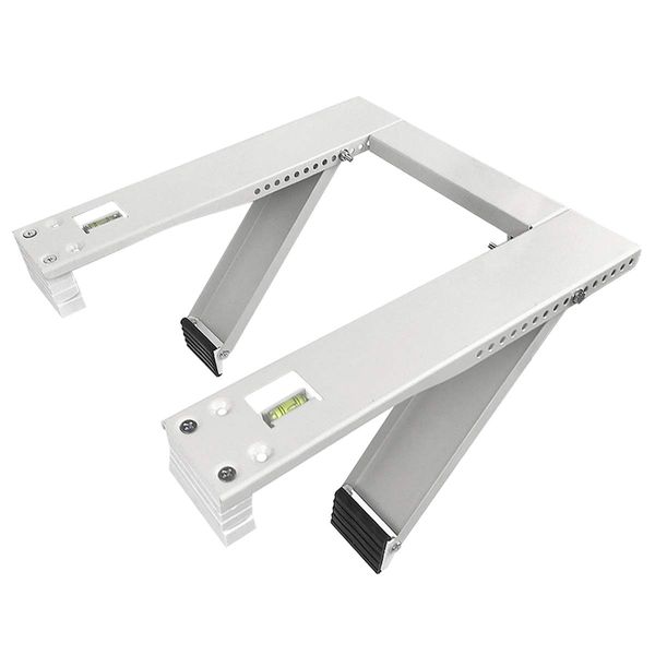 Qualward Air Conditioner Bracket Window AC Support Brackets - Heavy Duty with 2 Arms, Up to 180 lbs for 12000 to 24000 BTU AC Units