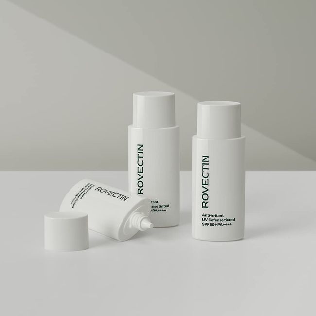 ROVECTIN Japan Official Sunscreen Cream Sensitive Skin Hypoallergenic SPF50+ PA++++ Non-Chemical Water Proof Premium UV Defense, 1.7 fl oz (50 ml)