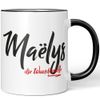 JUNIWORDS Tasse, Maëlys, die Wundervolle, Schwarz (5264037)