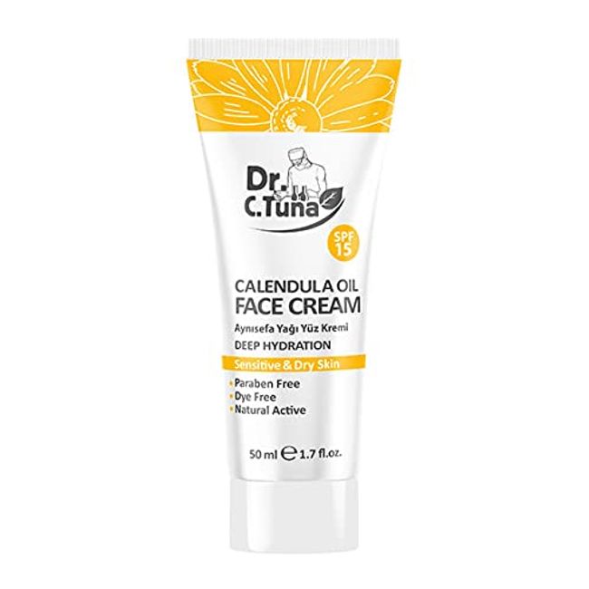 Kenparazzi Calendula Oil Face Cream 50 ML - Mit Calendula Oil in seinem Inhalt spendet es Ihrem Gesicht Feuchtigkeit und wirkt zudem beruhigend, 1109204