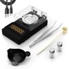 Compact Digital Milligram Scale with Calibration Weight Black Powder Scale