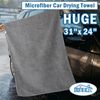 2 Pack Professional Large Microfiber Car Drying Towels Lint Free, Scratch Free