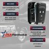 Key Fob Keyless Entry Remote Flip Shell Case & Pad fits Buick, Chevy, GMC