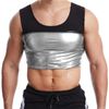Amy Coulee Men's Sauna Vest, Silver