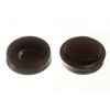 24 x Castor Cups Floor Protector Gliders Small Brown 45MM