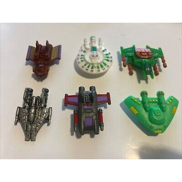 Lot of 6 Soma Star Rider toys spaceships