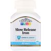 21st Century Slow Release Iron Tablets, 60 Count PACK OF 2 - Packaging May Vary
