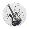 Exploding Electric Guitar Rock Music PopSockets Adhesive PopGrip