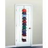 Perfect Curve Baseball Cap Rack Organizer System– 36 Caps Hold, 12 clips, Black