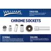 Williams BM-605.5 3/8 Drive Shallow Socket, 6 Point, 5.5mm