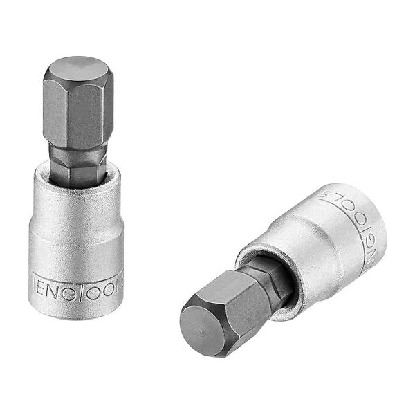 Teng Tools 8MM 1/4 Inch Drive Metric Hex Chrome Vanadium Socket - M141508-C