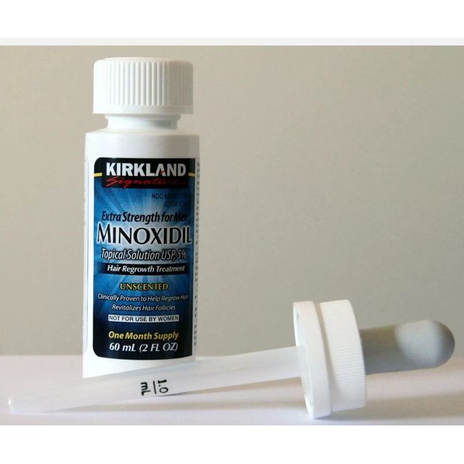 1 MONTH KIRKLAND MINOXIDIL 5% MEN HAIR LOSS REGROWTH GENERIC TREATMENT EXP 10/25