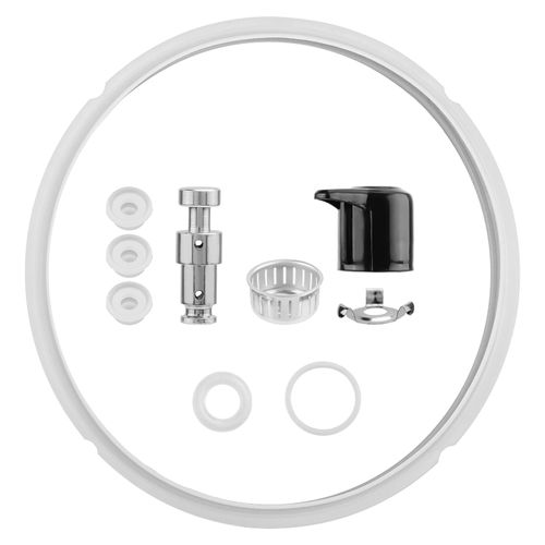 Replacement Parts Set for Instant Pot Duo 5-Qt,6-Qt, 8.66 & 9.45 Inch Inner & Outer Diameter Silicone Sealing Ring Float Valve Gasket for Pressure Cooker Accessories Kitchen Essentials