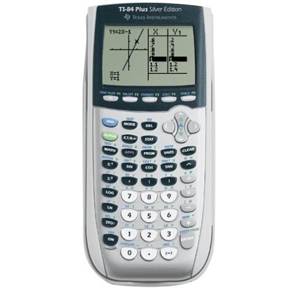 Texas Instruments TI-84 Plus Silver Edition Graphing Calculator, Silver (Renewed)