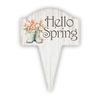 Hello Spring Aluminum Yard Sign 10x14