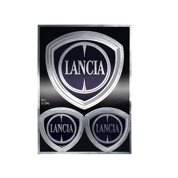 Lancia 21246 Official Stickers 3 Logos