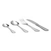 Genware NEV-DF-BD Dessert Fork, Bead Pattern (Pack of 12)