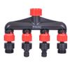 4 Way Tap Connector with Quick Click and 3/4 BSP Threaded Outlets