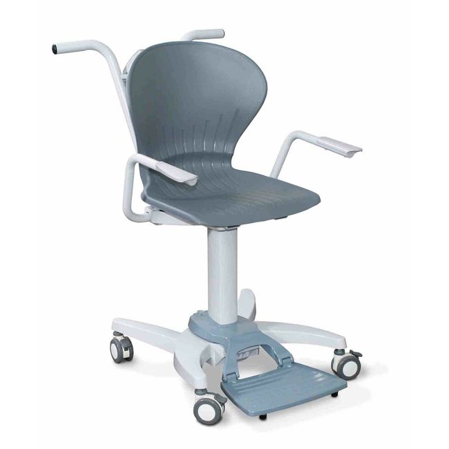 Rice Lake 119114 660lb x 0.2lb, 550-10-1 Digital Chair Scale, Plastic Seat