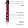 Voltage Electric Tester Volt Detector Test Pen Non-Contact Sensor AC DC 12-1000V
