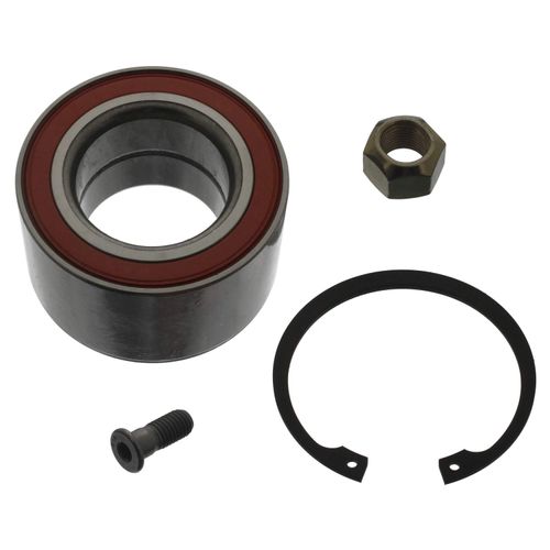 febi bilstein 05847 Wheel Bearing Kit with fastening screw, nut and circlip, pack of one
