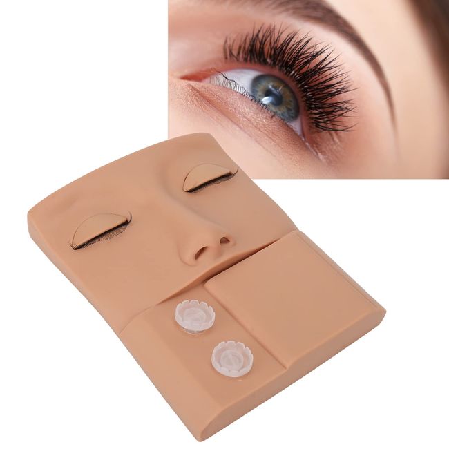 Advanced Training Mannequin head with reusable eyelids