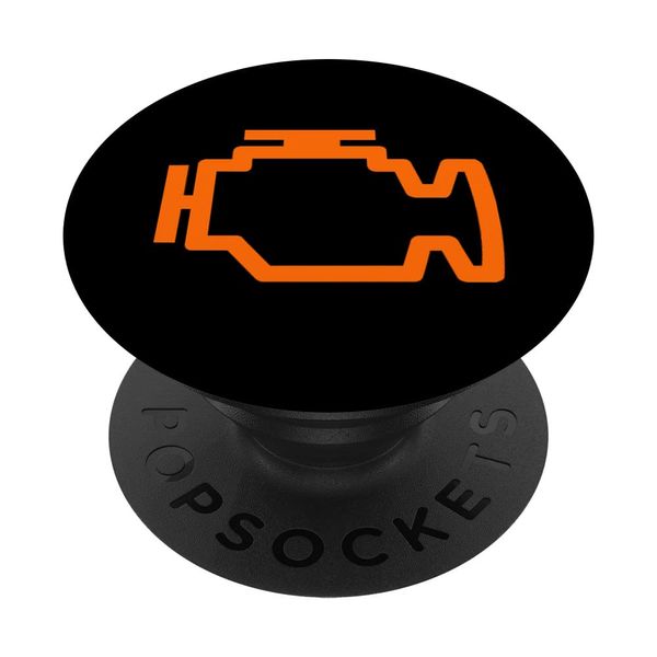 Tuner Car Guy LED Check Engine Light PopSockets Swappable PopGrip