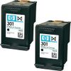 HP 301 Black Ink Cartridge (CH561EE x 2) Double Pack