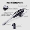 Tek Styz Headset Compatible with Fly IQ4404 in Ear Wireless Bluetooth Noise Canceling Earpiece (Black/Silver)
