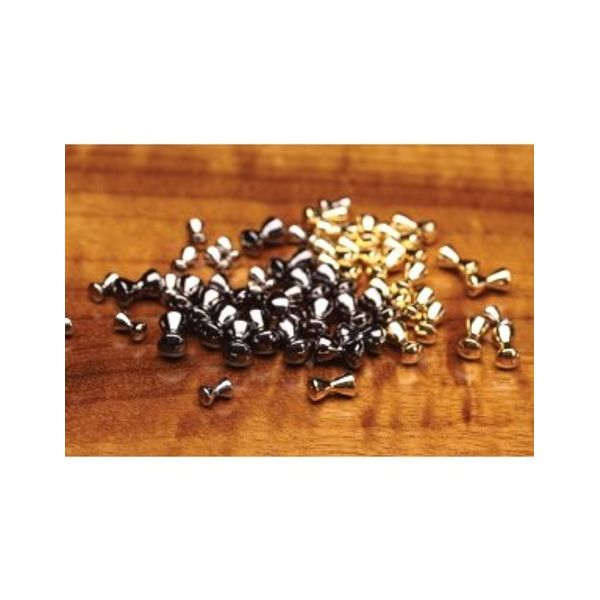 Hareline Dubbin Brass Eyes X-Small Black
