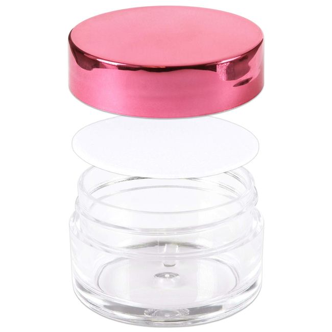 20G/20ML Plastic Clear Cosmetic Sample Jars (Round Top