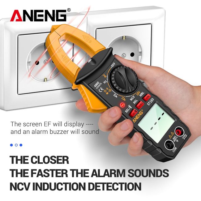 Digital Clamp Meter Electric 4000 Counts Multimeter Auto Rang