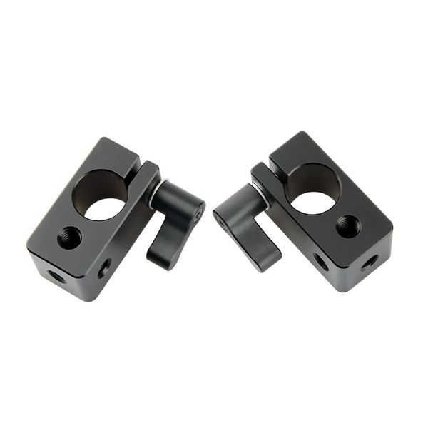 NICEYRIG 2 Pieces 15mm Rod Camp with 1/4” Thread for Camera 15mm Rods