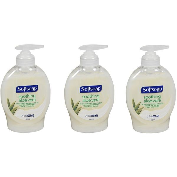 SoftSoap Pump Soothing Clean Aloe Vera 7.5oz (3 Pack)